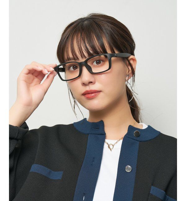  「Zoff｜GALILEO メガネ 柔軟性抜群 金属フリー Lサイズ ユニセックス レンズ交換券付」|メガネ|