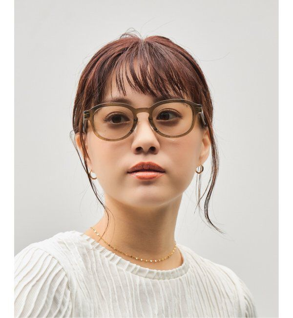  「Zoff｜Knuth Marf ウェリントン型 サングラス   UVカット 紫外線対策｜ユニセックス｜スタイリッシュ  」|サングラス|薄オリーブ1