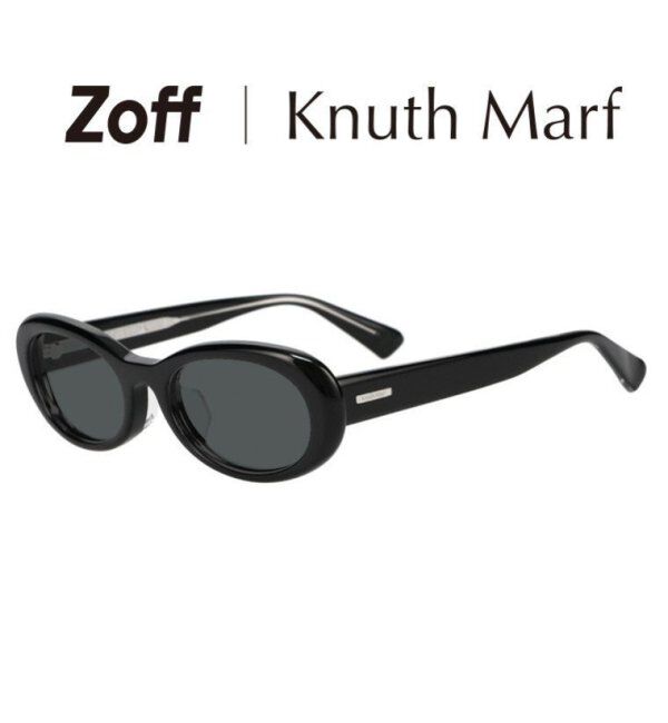  「Zoff｜Knuth Marf オーバル型 サングラス   横長｜カラーレンズ｜UVカット 紫外線対策｜ユニセックス  」|サングラス|
