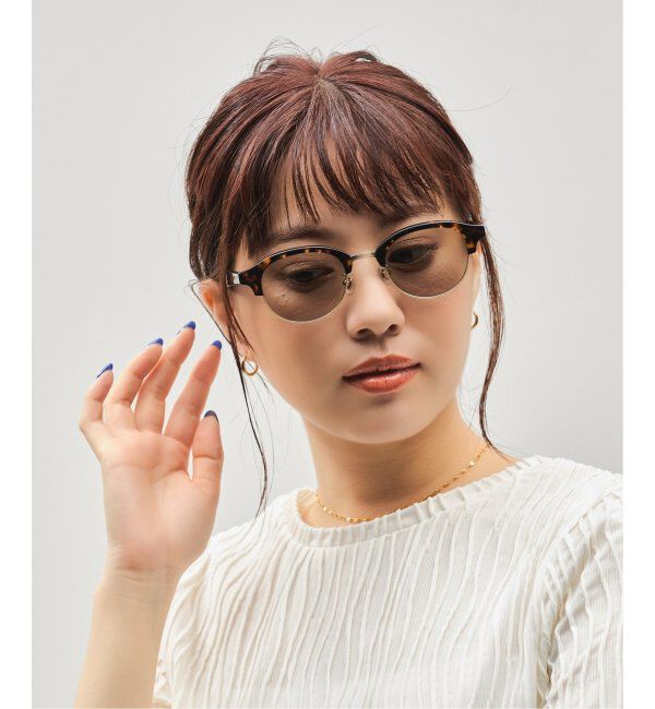  「Zoff｜Knuth Marf ボストン型 サングラス    UVカット 紫外線対策｜ユニセックス｜｜サーモント型  」|サングラス|