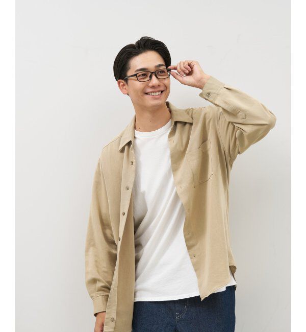  「Zoff｜スクエア型 メガネ｜ 伊達・度付き｜ビジネス 読書 レンズ交換券付」|メガネ|