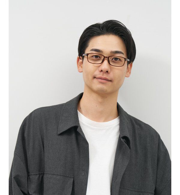  「Zoff｜スクエア型 メガネ｜ 伊達・度付き｜ビジネス 読書 レンズ交換券付」|メガネ|