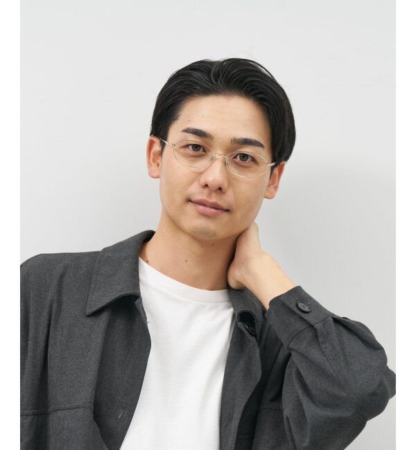  「Zoff｜オーバル メガネ｜メタルフレーム 伊達・度付き｜TRAD METAL レンズ交換券付」|メガネ|