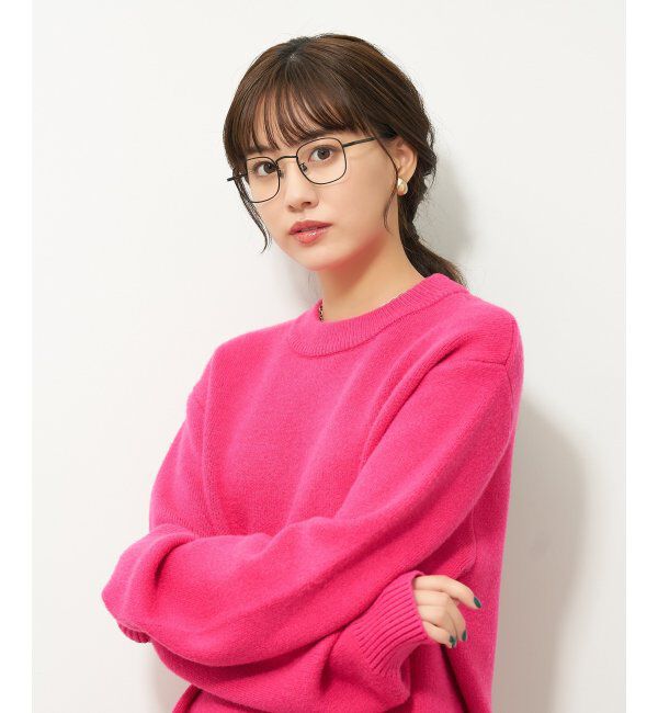  「Zoff｜四角 メガネ｜メタルフレーム 伊達・度付き｜FASHION AUTUMN レンズ交換券付」|メガネ|