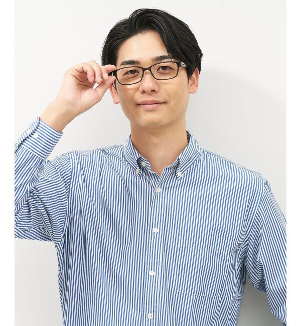  「ウェリントン型 メガネ | 似合うを科学したメガネ(Zoff NEW STANDARD) 伊達メガネ 度付き レンズ交換券付」|メガネ|