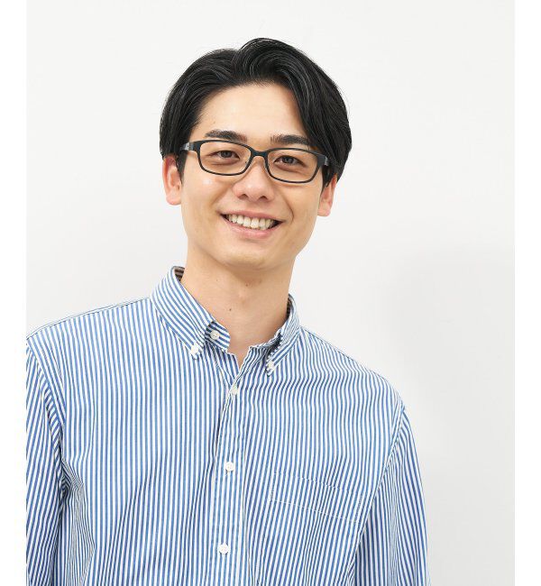  「ウェリントン型 メガネ | 似合うを科学したメガネ(Zoff NEW STANDARD) 伊達メガネ 度付き レンズ交換券付」|メガネ|