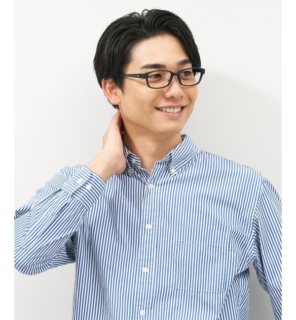  「ウェリントン型 メガネ | 似合うを科学したメガネ(Zoff NEW STANDARD) 伊達メガネ 度付き レンズ交換券付」|メガネ|