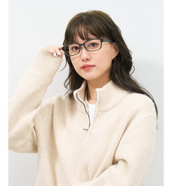  「ウェリントン型 メガネ | 似合うを科学したメガネ(Zoff NEW STANDARD) 伊達メガネ 度付き レンズ交換券付」|メガネ|