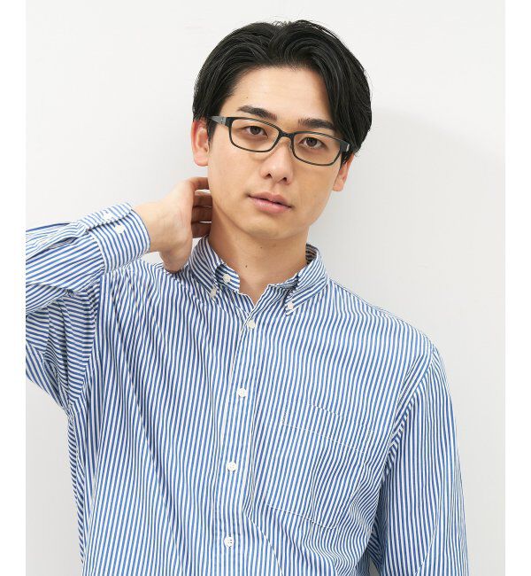  「ウェリントン型 メガネ | 似合うを科学したメガネ(Zoff NEW STANDARD) 伊達メガネ 度付き レンズ交換券付」|メガネ|