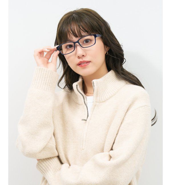  「ウェリントン型 メガネ | 似合うを科学したメガネ(Zoff NEW STANDARD) 伊達メガネ 度付き レンズ交換券付」|メガネ|