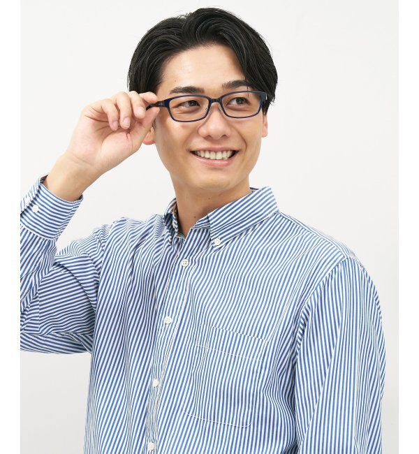  「ウェリントン型 メガネ | 似合うを科学したメガネ(Zoff NEW STANDARD) 伊達メガネ 度付き レンズ交換券付」|メガネ|