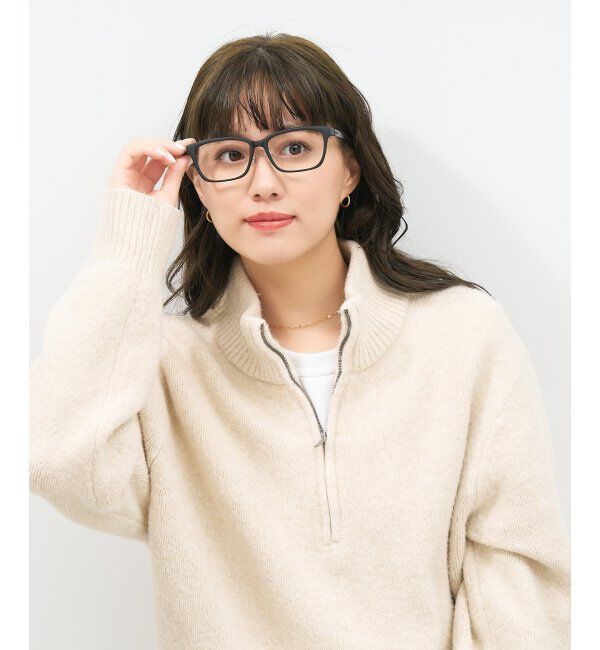  「ウェリントン型 メガネ | 似合うを科学したメガネ(Zoff NEW STANDARD) 伊達メガネ 度付き レンズ交換券付」|メガネ|