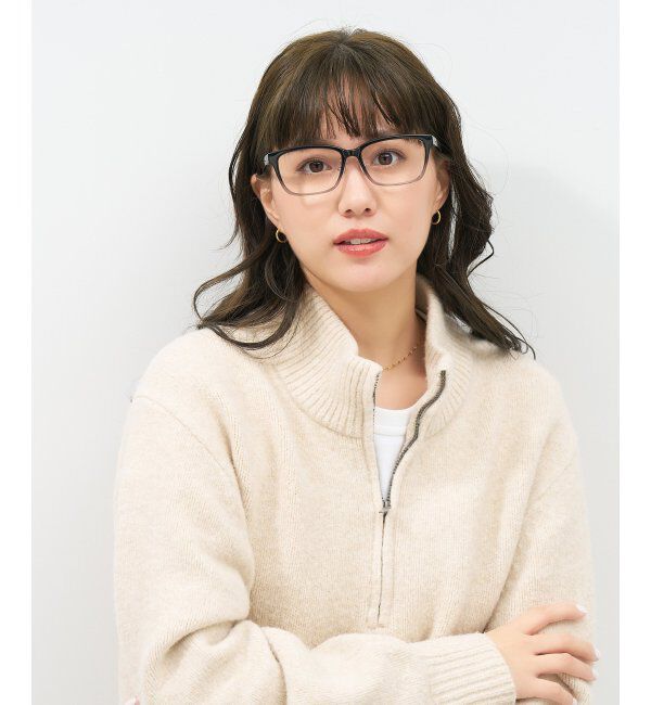  「ウェリントン型 メガネ | 似合うを科学したメガネ(Zoff NEW STANDARD) 伊達メガネ 度付き レンズ交換券付」|メガネ|