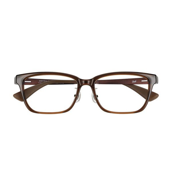  「ウェリントン型 メガネ | 似合うを科学したメガネ(Zoff NEW STANDARD) 伊達メガネ 度付き レンズ交換券付」|メガネ|