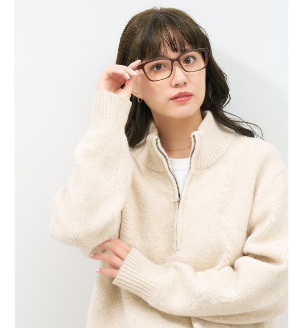  「ウェリントン型 メガネ | 似合うを科学したメガネ(Zoff NEW STANDARD) 伊達メガネ 度付き レンズ交換券付」|メガネ|