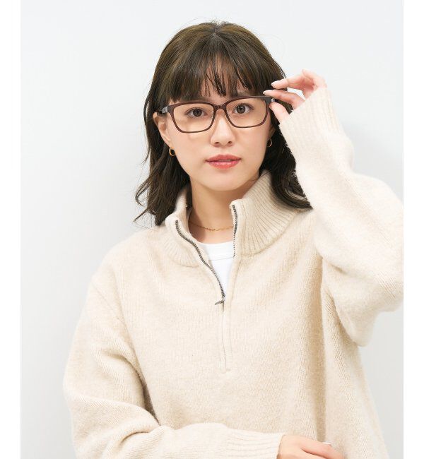  「ウェリントン型 メガネ | 似合うを科学したメガネ(Zoff NEW STANDARD) 伊達メガネ 度付き レンズ交換券付」|メガネ|