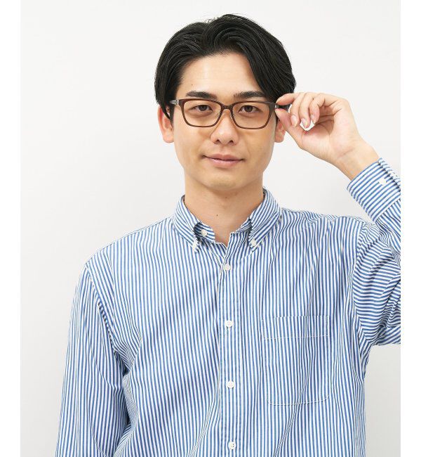  「ウェリントン型 メガネ | 似合うを科学したメガネ(Zoff NEW STANDARD) 伊達メガネ 度付き レンズ交換券付」|メガネ|