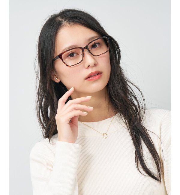  「ウェリントン型 メガネ | 似合うを科学したメガネ(Zoff NEW STANDARD) 伊達メガネ 度付き レンズ交換券付」|メガネ|