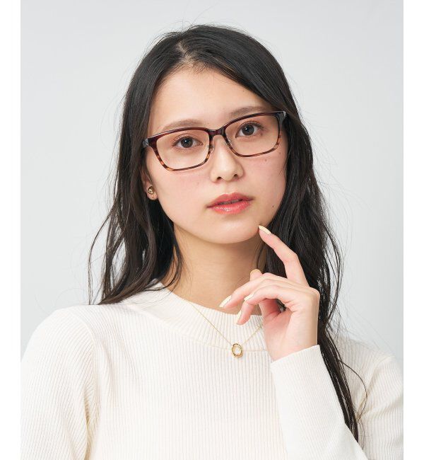  「ウェリントン型 メガネ | 似合うを科学したメガネ(Zoff NEW STANDARD) 伊達メガネ 度付き レンズ交換券付」|メガネ|