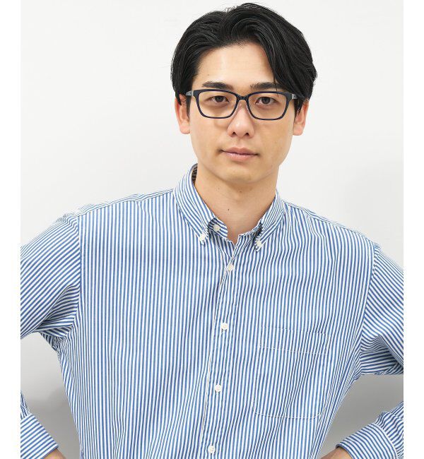  「ウェリントン型 メガネ | 似合うを科学したメガネ(Zoff NEW STANDARD) 伊達メガネ 度付き レンズ交換券付」|メガネ|