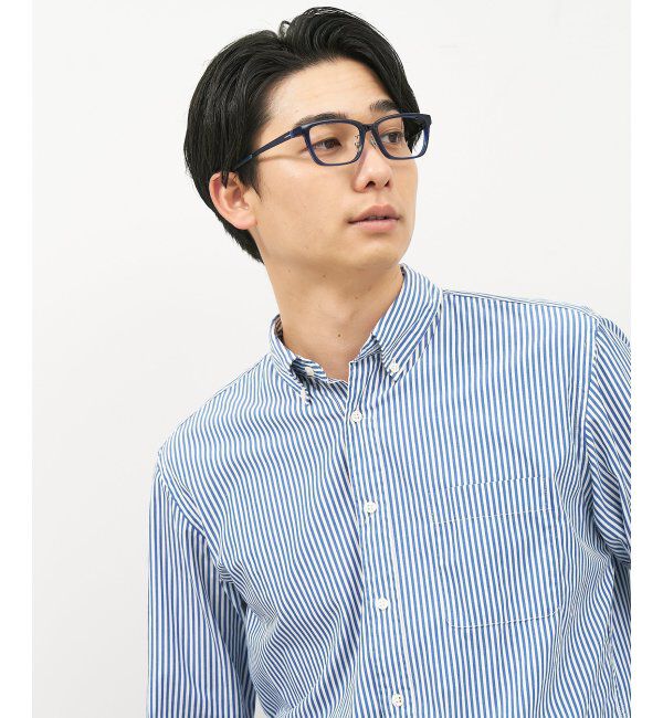  「ウェリントン型 メガネ | 似合うを科学したメガネ(Zoff NEW STANDARD) 伊達メガネ 度付き レンズ交換券付」|メガネ|