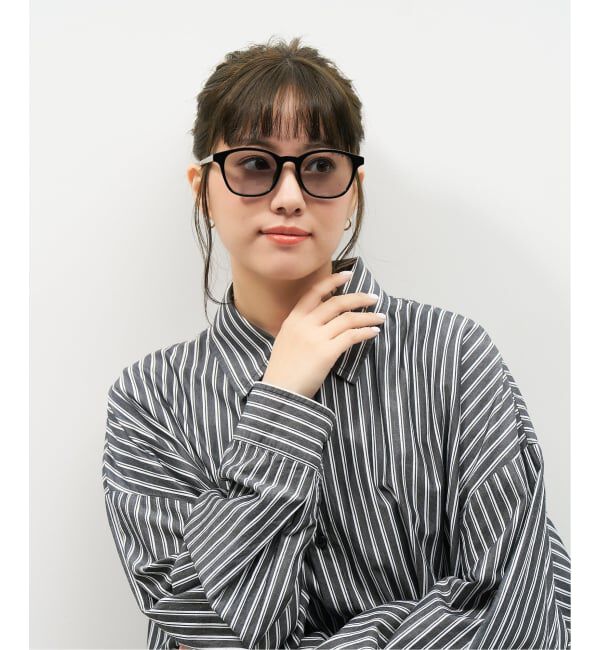  「SUNCUTGlasses/UV100%CUT ウェリントン型 サングラス | カラーレンズ 太縁フレーム  紫外線対策 UVカット」|サングラス|