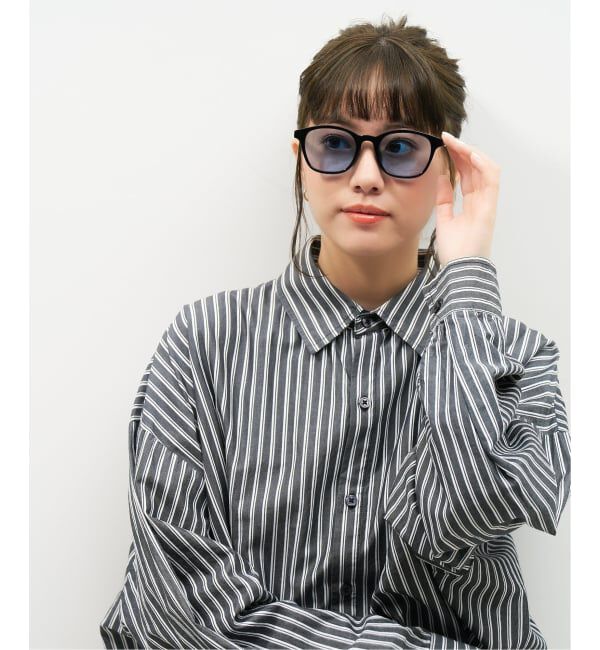  「SUNCUTGlasses/UV100%CUT ウェリントン型 サングラス | カラーレンズ 太縁フレーム  紫外線対策 UVカット」|サングラス|