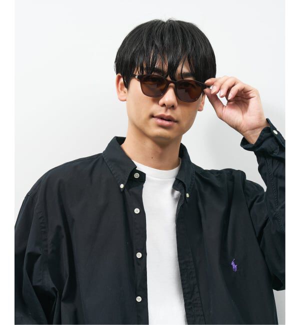  「SUNCUTGlasses/UV100%CUT ウェリントン型 サングラス | カラーレンズ 太縁フレーム  紫外線対策 UVカット」|サングラス|