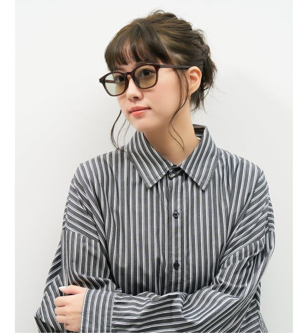  「SUNCUTGlasses/UV100%CUT ウェリントン型 サングラス | カラーレンズ 太縁フレーム  紫外線対策 UVカット」|サングラス|