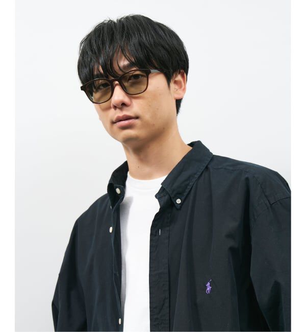  「SUNCUTGlasses/UV100%CUT ウェリントン型 サングラス | カラーレンズ 太縁フレーム  紫外線対策 UVカット」|サングラス|