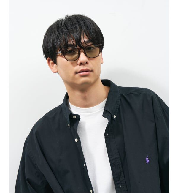  「SUNCUTGlasses/UV100%CUT ウェリントン型 サングラス | カラーレンズ 太縁フレーム  紫外線対策 UVカット」|サングラス|