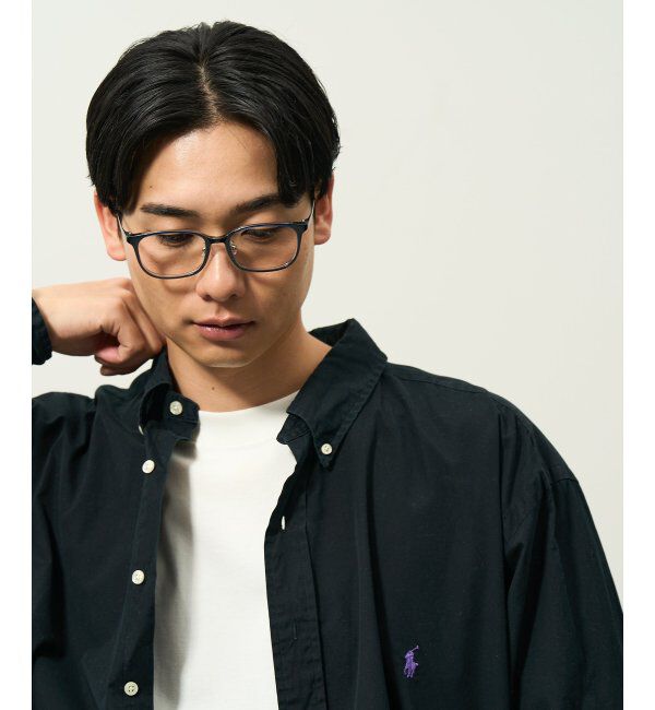  「ウェリントン型 メガネ | チタン 軽量 メタルフレーム 伊達メガネ ユニセックス ビジネス レンズ交換券付」|メガネ|