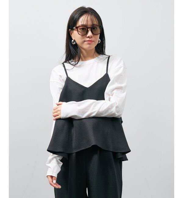  「ウェリントン型 折りたたみ式 サングラス | 専用ケース付 カラーレンズ 太縁フレーム 紫外線防止 UVカット」|サングラス|