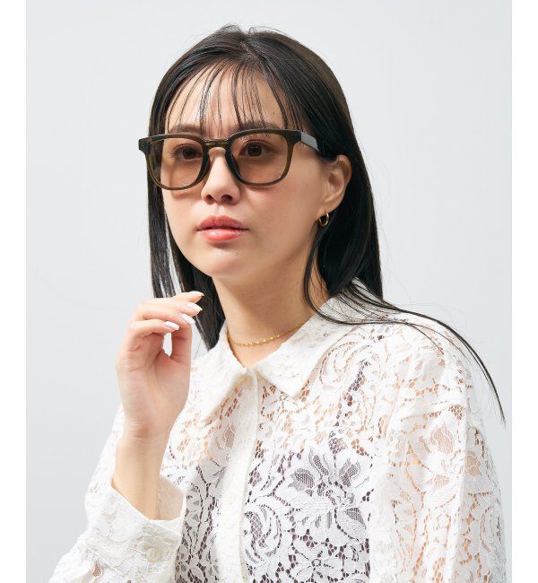  「ウェリントン型 折りたたみ式 サングラス | 専用ケース付 カラーレンズ 太縁フレーム 紫外線防止 UVカット」|サングラス|