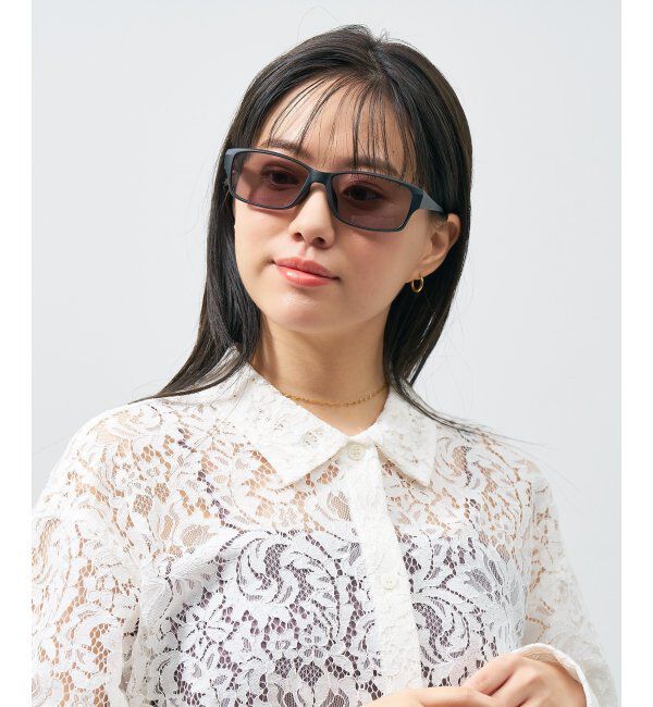  「SUNCUTGlasses/UV100%CUT サングラス カラーレンズ 太縁 紫外線対策 UVカット ユニセックス スポーツ」|サングラス|