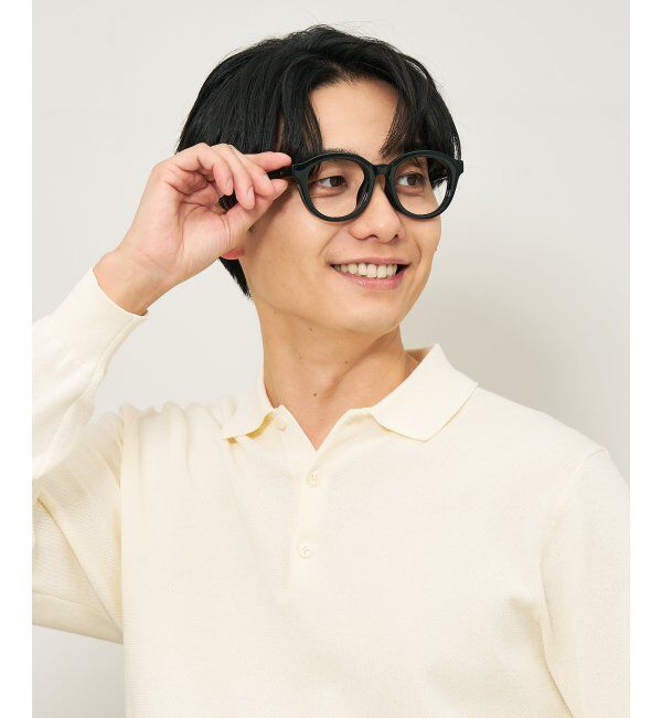  「ボストン型 メガネ | 軽量｜太縁｜黒縁｜大きめサイズ｜伊達メガネ｜ユニセックス レンズ交換券付」|メガネ|