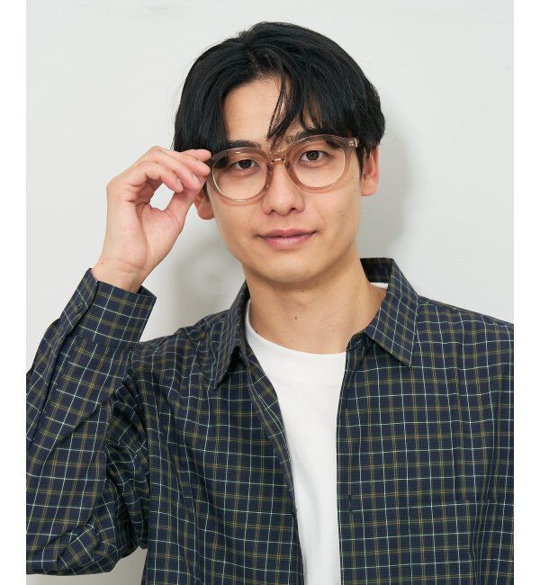  「ボストン型 メガネ | 軽量｜太縁｜黒縁｜大きめサイズ｜伊達メガネ｜ユニセックス レンズ交換券付」|メガネ|