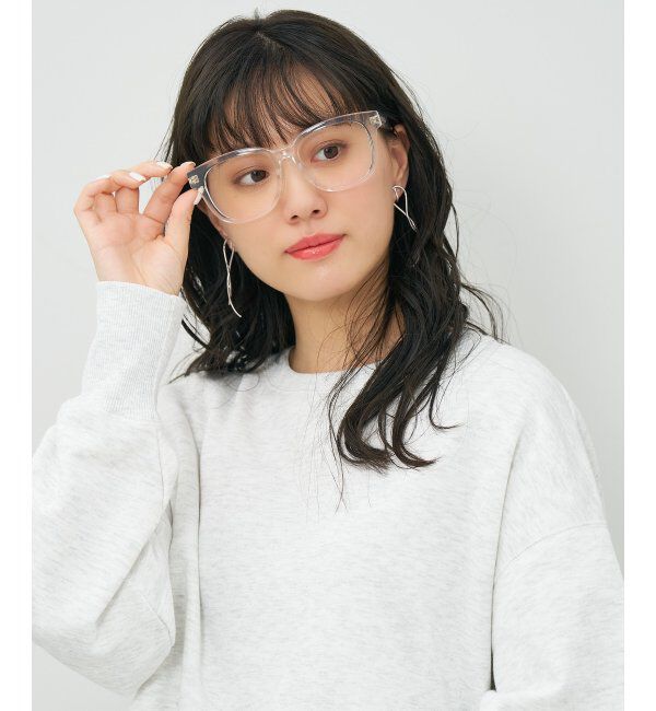  「ウェリントン型 メガネ | 軽量｜太縁｜黒縁｜大きめサイズ｜伊達メガネ｜ユニセックス レンズ交換券付」|メガネ|