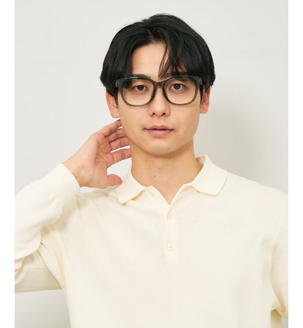  「ウェリントン型 メガネ | 軽量｜太縁｜黒縁｜大きめサイズ｜伊達メガネ｜ユニセックス レンズ交換券付」|メガネ|