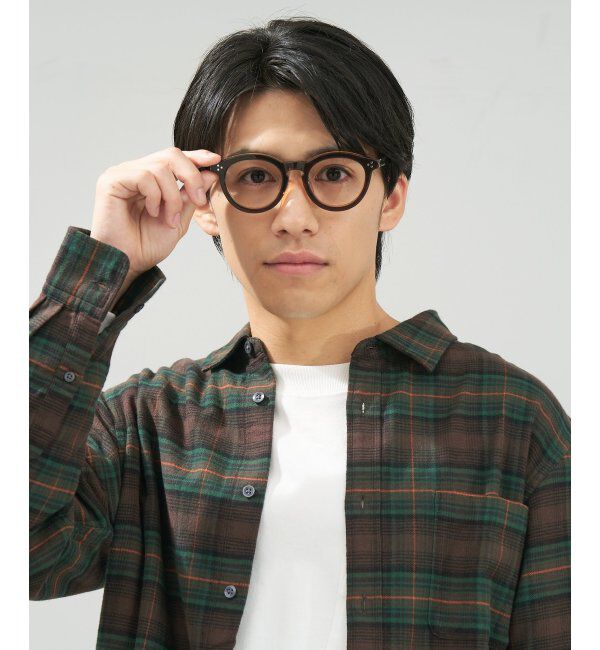  「 ボストン型 メガネ | 黒縁フレーム 伊達めがね 度付きユニセックス 読書  CLASSIC  レンズ交換券付」|メガネ|