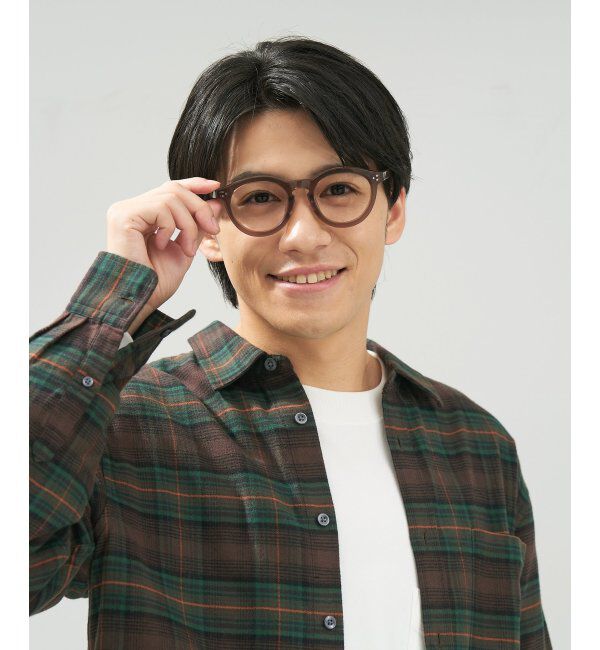  「 ボストン型 メガネ | 黒縁フレーム 伊達めがね 度付きユニセックス 読書  CLASSIC  レンズ交換券付」|メガネ|