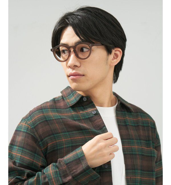  「 ボストン型 メガネ | 黒縁フレーム 伊達めがね 度付きユニセックス 読書  CLASSIC  レンズ交換券付」|メガネ|