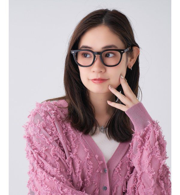  「 ウェリントン型 メガネ | 黒縁フレーム 伊達めがね 度付きユニセックス 読書  CLASSIC  レンズ交換券付」|メガネ|