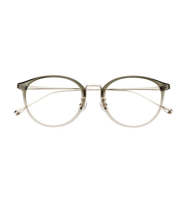  「ボストン型 メガネ｜TR&times;チタン 軽量素材 柔軟性  伊達メガネ 大人可愛い  レンズ交換券付」|メガネ|