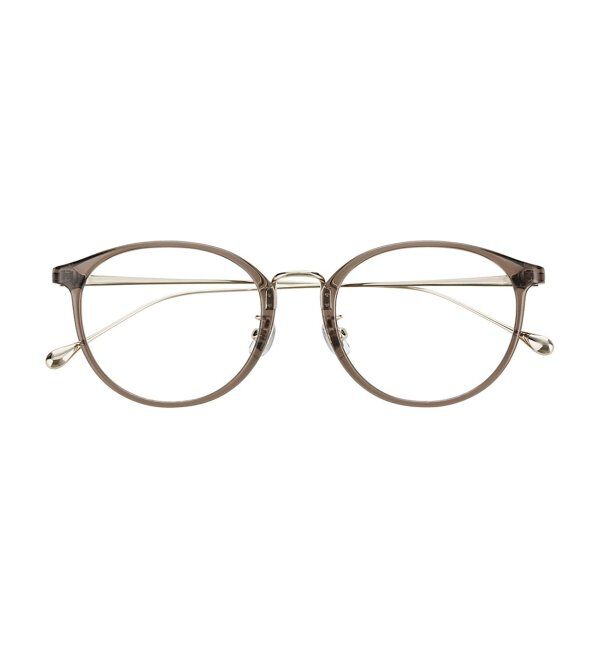  「ボストン型 メガネ｜TR&times;チタン 軽量素材 柔軟性  伊達メガネ 大人可愛い  レンズ交換券付」|メガネ|