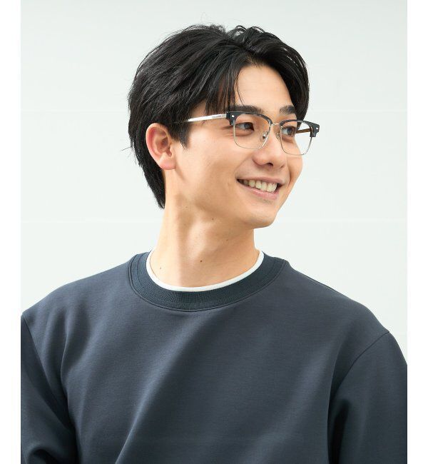  「ウェリントン型 メガネ | サーモント｜ブロー｜伊達メガネ 度付きメガネ｜ 黒  レンズ交換券付」|メガネ|