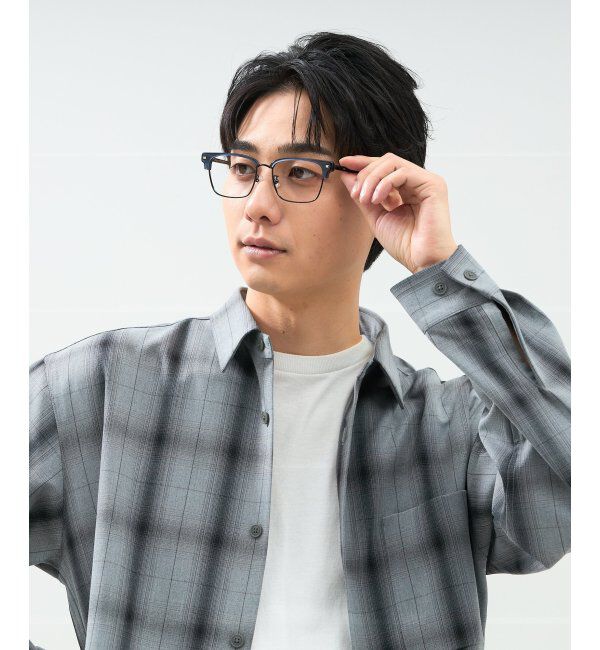  「ウェリントン型 メガネ | サーモント｜ブロー｜伊達メガネ 度付きメガネ｜ 黒  レンズ交換券付」|メガネ|