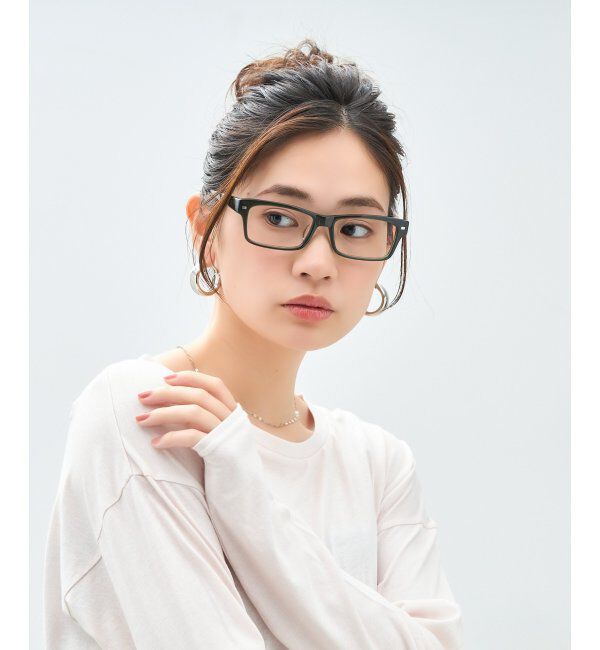  「ウェリントン型 メガネ | 太縁 黒縁フレーム｜伊達メガネ 度付きメガネ｜ユニセックス 黒  レンズ交換券付」|メガネ|