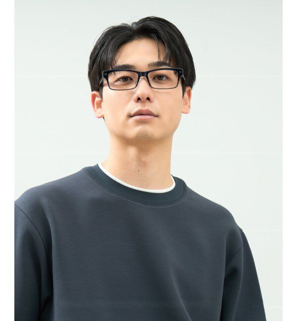  「ウェリントン型 メガネ | 太縁 黒縁フレーム｜伊達メガネ 度付きメガネ｜ユニセックス 黒  レンズ交換券付」|メガネ|