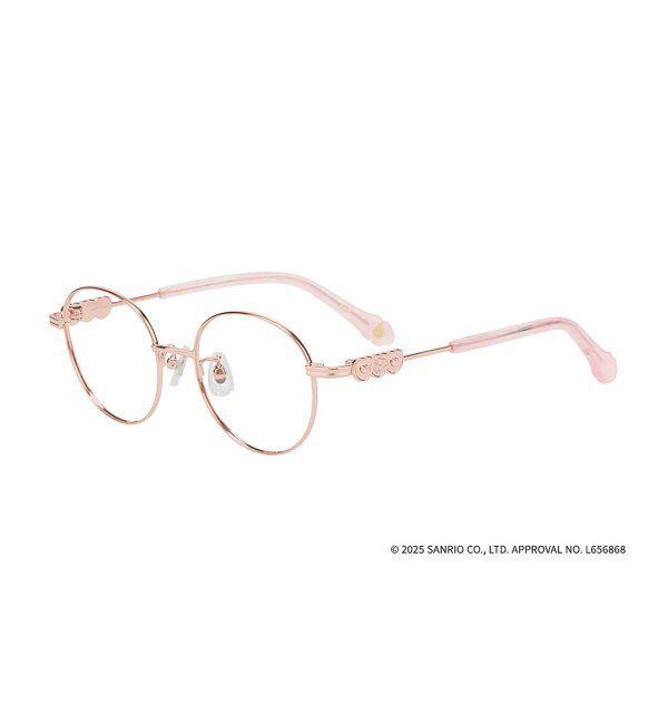  「[マイメロディ モデル]型 メガネ サンリオ キッズ 子供用 眼鏡 Sanrio Characters  レンズ交換券付」|メガネ|